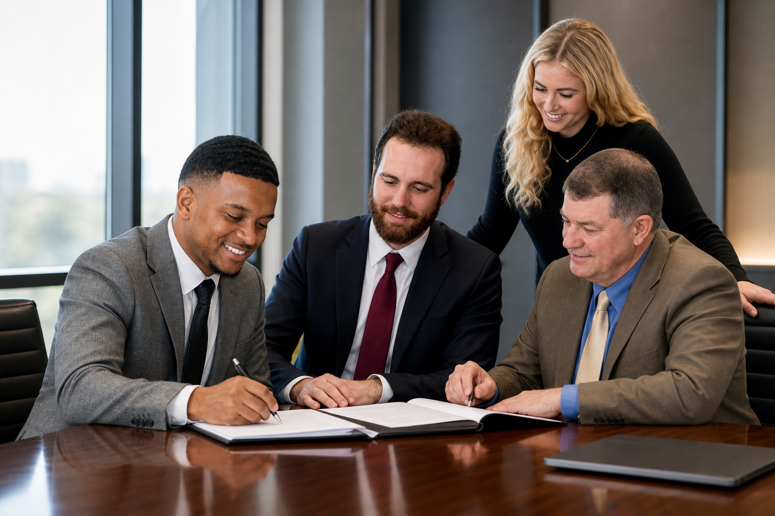 Office Collaboration Signing Documents Office Collaboration Signing Documents